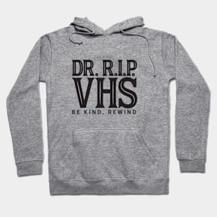 Dr. RIP VHS Logo Type Transparent Hoodie